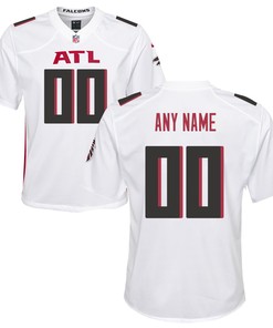 Atlanta Falcons Custom Game Jersey White Custom Jerseys Nfl - Robokeg