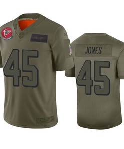 Atlanta Falcons Deion Jones Camo 2019 Salute To Service Limited Jersey - Robokeg