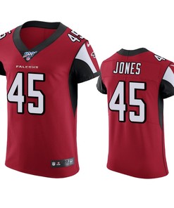 Atlanta Falcons Deion Jones Red 100th Season Vapor Elite Jersey - Robokeg