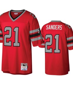 Atlanta Falcons Deion Sander Red Legacy Replica Jersey - Robokeg