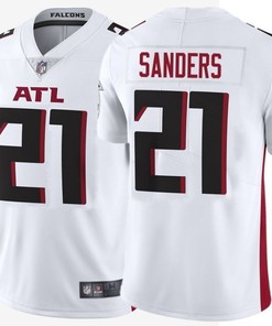 Atlanta Falcons Deion Sanders #21 2020 Nfl White Jersey Jersey - Robokeg