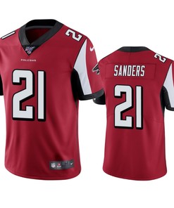 Atlanta Falcons Deion Sanders Red 100th Season Vapor Limited Jersey - Robokeg