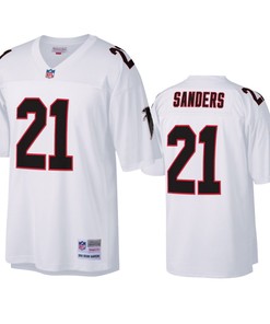 Atlanta Falcons Deion Sanders White Legacy Replica Jersey - Robokeg