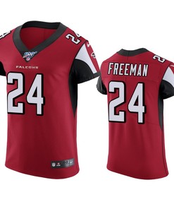 Atlanta Falcons Devonta Freeman Red 100th Season Vapor Elite Jersey - Robokeg