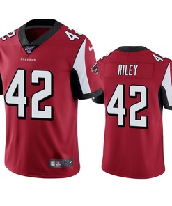Atlanta Falcons Duke Riley Red 100th Season Vapor Limited Jersey - Robokeg