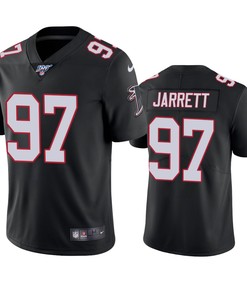 Atlanta Falcons Grady Jarrett Black 100th Season Vapor Limited Jersey - Robokeg