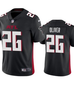 Atlanta Falcons Isaiah Oliver Black 2020 Vapor Limited Jersey - Mens - Robokeg