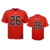 Atlanta Falcons Isaiah Oliver Red Color Rush Game Jersey - Robokeg
