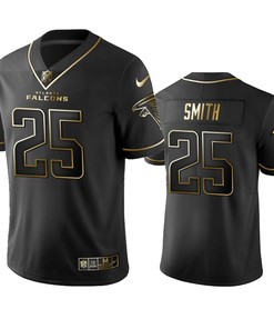 Atlanta Falcons Ito Smith Black Golden Edition 2019 Vapor Untouchable Limited Jersey - Mens - Robokeg
