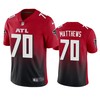 Atlanta Falcons Jake Matthews Red 2020 2nd Alternate Vapor Limited Jersey - Mens - Robokeg