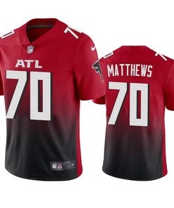 Atlanta Falcons Jake Matthews Red 2020 2nd Alternate Vapor Limited Jersey - Mens - Robokeg