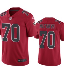 Atlanta Falcons Jake Matthews Red Nike Color Rush Limited Jersey - Robokeg
