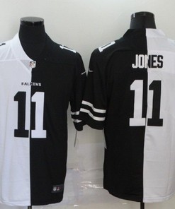 Atlanta Falcons Julio Jones #11 Nfl 2020 Black And White Jersey - Robokeg
