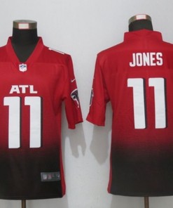 Atlanta Falcons Julio Jones #11 Nfl 2020 Gradient Red Jersey - Robokeg