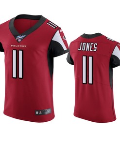 Atlanta Falcons Julio Jones Red 100th Season Vapor Elite Jersey - Robokeg