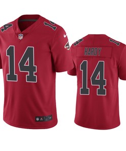 Atlanta Falcons Justin Hardy Red Nike Color Rush Limited Jersey - Robokeg