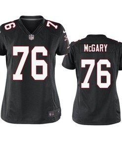 Atlanta Falcons Kaleb Mcgary 2019 Nfl Draft Black Alternate Game Womens Jersey - Robokeg
