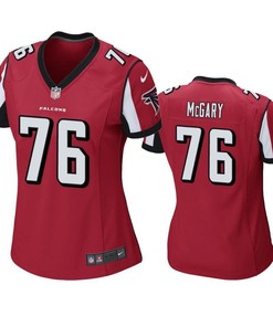 Atlanta Falcons Kaleb Mcgary 2019 Nfl Draft Red Game Womens Jersey - Robokeg