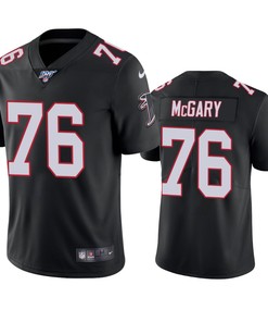 Atlanta Falcons Kaleb Mcgary Black 100th Season Vapor Limited Jersey - Robokeg