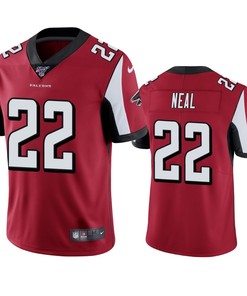 Atlanta Falcons Keanu Neal Red 100th Season Vapor Limited Jersey - Robokeg