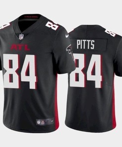 Atlanta Falcons Kyle Pitts #84 2021 Draft Nfl Black Jersey For Fans - Robokeg
