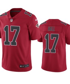 Atlanta Falcons Marvin Hall Red Nike Color Rush Limited Jersey - Robokeg