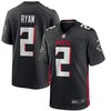 Atlanta Falcons Matt Ryan #2 2020 Nfl Black Jersey Jersey - Robokeg