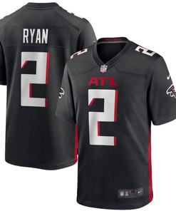 Atlanta Falcons Matt Ryan #2 2020 Nfl Black Jersey Jersey - Robokeg