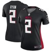Atlanta Falcons Matt Ryan #2 Nfl 2020 Black Womens Jersey - Robokeg