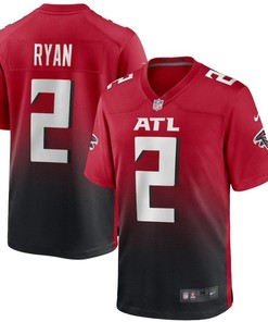 Atlanta Falcons Matt Ryan #2 Nfl 2020 Gradient Red Jersey - Robokeg