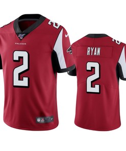 Atlanta Falcons Matt Ryan Red 100th Season Vapor Limited Jersey - Robokeg
