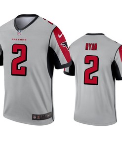 Atlanta Falcons Matt Ryan Silver Inverted Legend Jersey - Robokeg