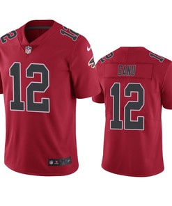 Atlanta Falcons Mohamed Sanu Red Nike Color Rush Limited Jersey - Robokeg