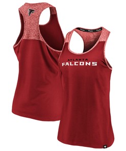Atlanta Falcons Nfl Pro Line By Fanatics Branded Womens Made To Move Racerback Tank Top - Red - Robokeg