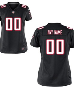Atlanta Falcons Nike Womens Replica Game Jersey - Black - Robokeg