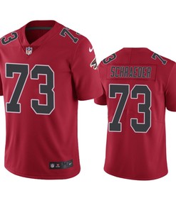 Atlanta Falcons Ryan Schraeder Red Nike Color Rush Limited Jersey - Robokeg