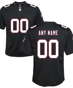 Atlanta Falcons Throwback Custom Game Jersey - Black Custom Jerseys Nfl - Robokeg