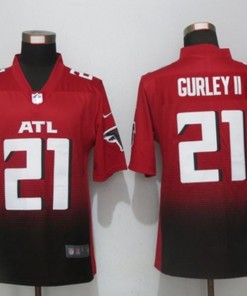 Atlanta Falcons Todd Gurley Ii #21 2020 Nfl Red Jersey Jersey - Robokeg