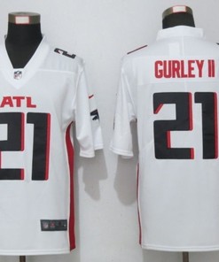 Atlanta Falcons Todd Gurley Ii #21 2020 Nfl White Jersey Jersey - Robokeg