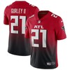 Atlanta Falcons Todd Gurley Ii #21 Nfl 2020 Gradient Red Jersey - Robokeg