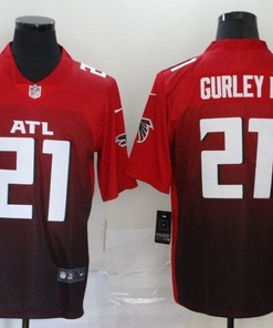 Atlanta Falcons Todd Gurley Ii #21 Nfl 2020 Red Jersey - Robokeg