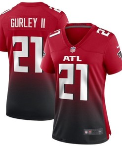 Atlanta Falcons Todd Gurley Ii #21 Nfl 2020 Red Womens Jersey - Robokeg