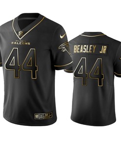 Atlanta Falcons Vic Beasley Jr Black Golden Edition 2019 Vapor Untouchable Limited Jersey - Mens - Robokeg
