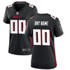 Atlanta Falcons Womens Custom Game Jersey - Black Custom Jerseys Nfl - Robokeg