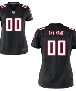 Atlanta Falcons Womens Replica Game Jersey Black Custom Jerseys Nfl - Robokeg