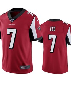 Atlanta Falcons Younghoe Koo Red 100th Season Vapor Limited Jersey - Robokeg
