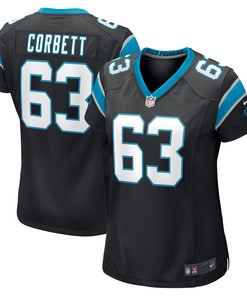 Austin Corbett Carolina Panthers Womens Game Jersey - Black Nfl - Robokeg