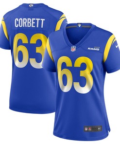 Austin Corbett Los Angeles Rams Womens Game Jersey - Royal Nfl - Robokeg