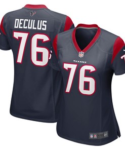 Austin Deculus Houston Texans Womens Game Player Jersey - Navy Nfl - Robokeg