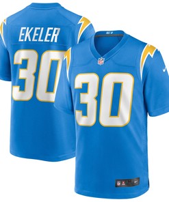 Austin Ekeler Los Angeles Chargers Game Player Jersey - Powder Blue Nfl - Robokeg